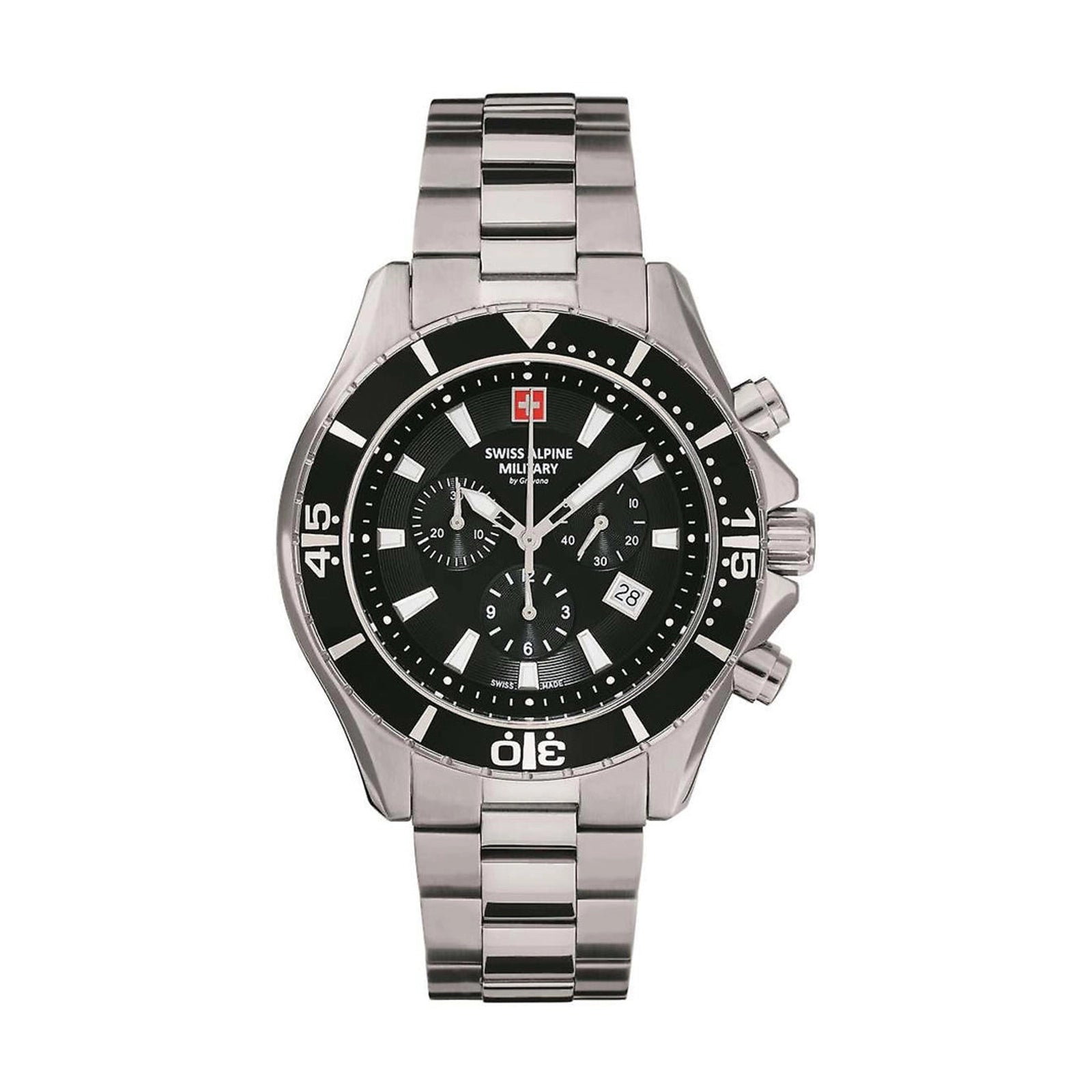 Swiss Alpine Military 7040.9137SAM Mens Watch Chronograph - Swiss Alpine Military 7040.9137SAM Mens Watch Chronograph